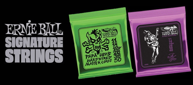 Ernie Ball Launches New Hetfield and Slash Signature Strings