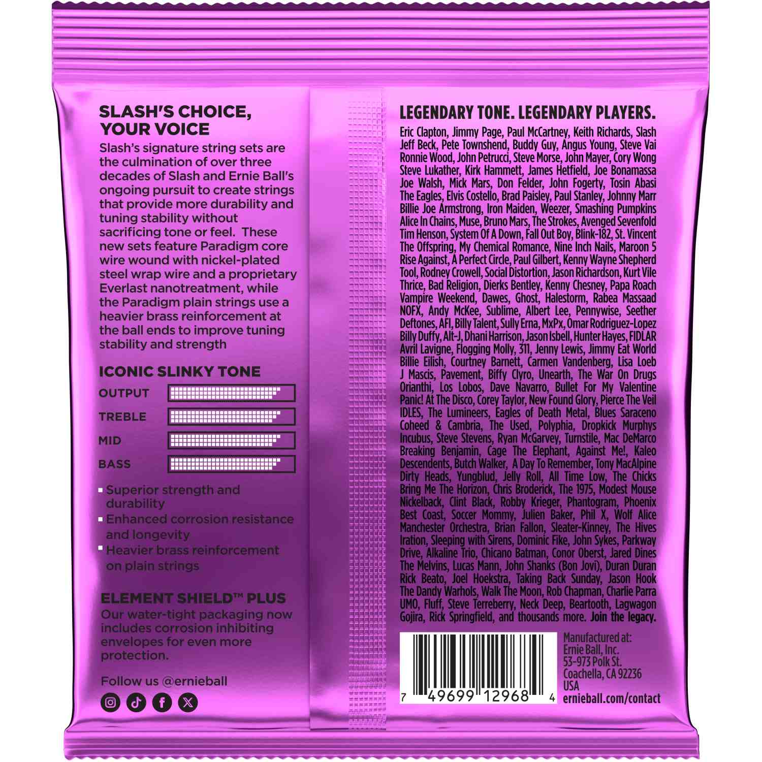 Ernie Ball 2200 Slash Signature Strings