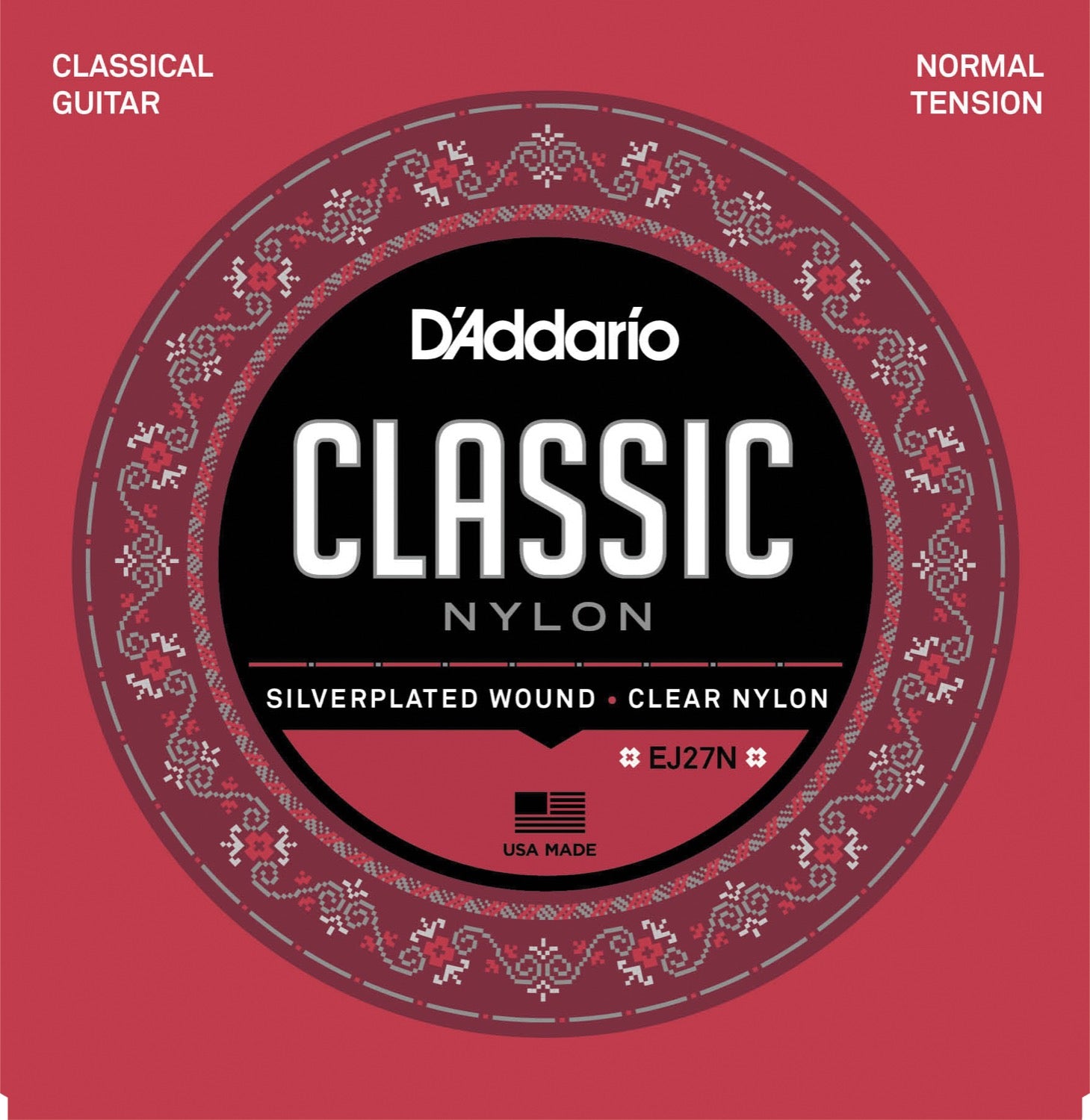 D'Addario Nylonsträngar Normal Tension