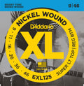 D'Addario XL Nickel Wound EXL125 Light Top/Medium Bottom (09-46)