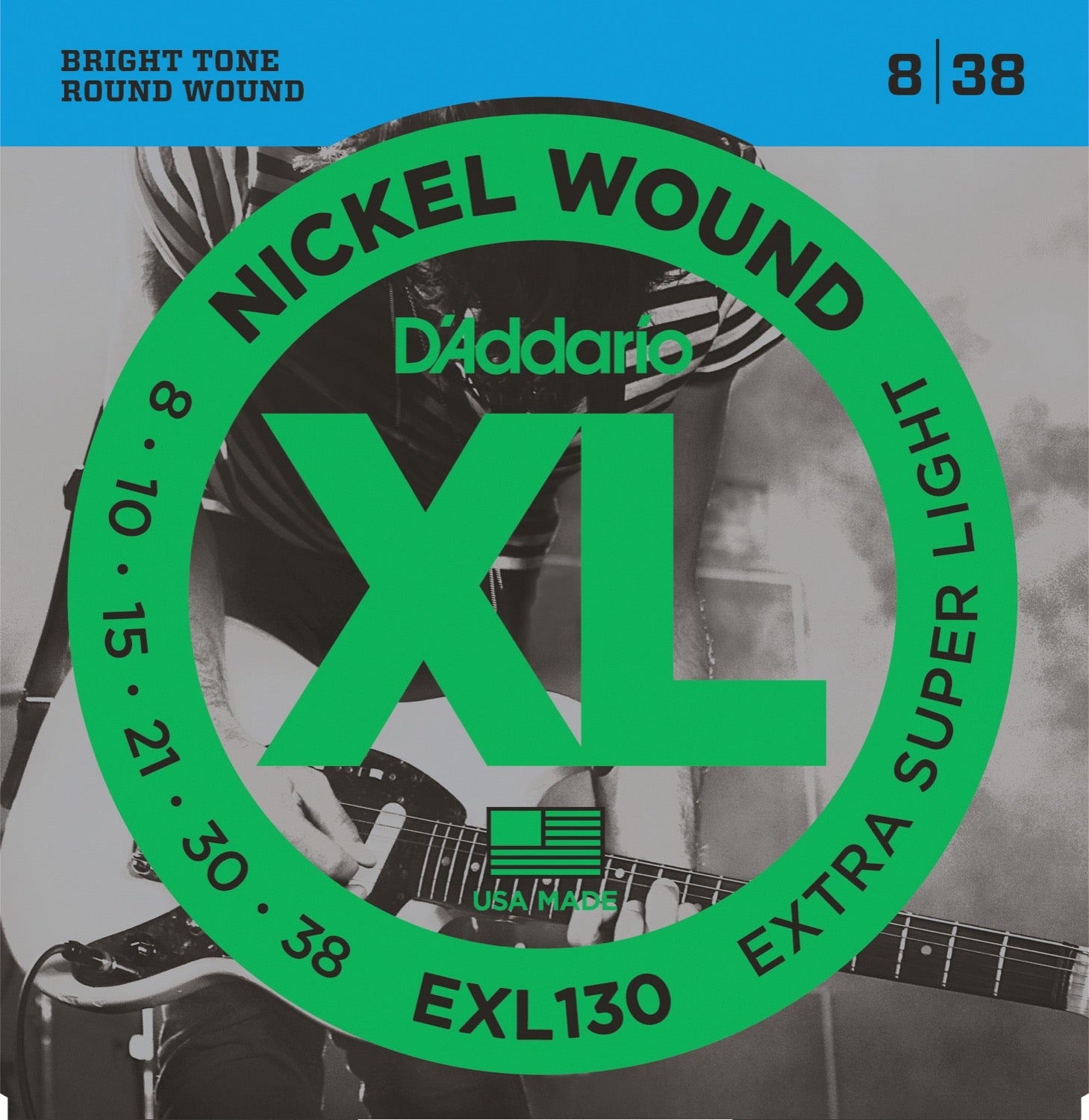 D'Addario XL Nickel Wound EXL130 Super Light (08-38)