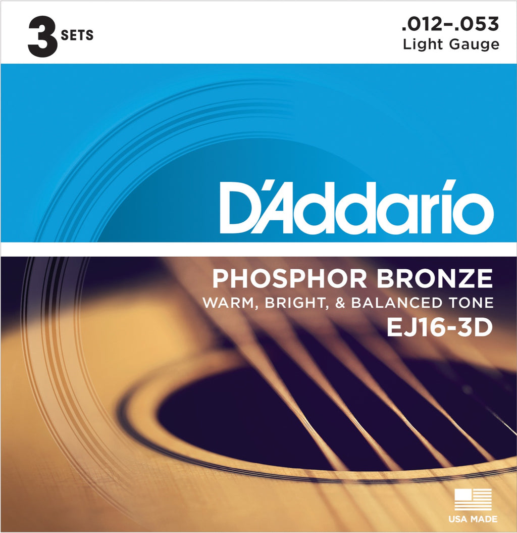 D'Addario EJ16-3D 012 - 053 (3-pack)