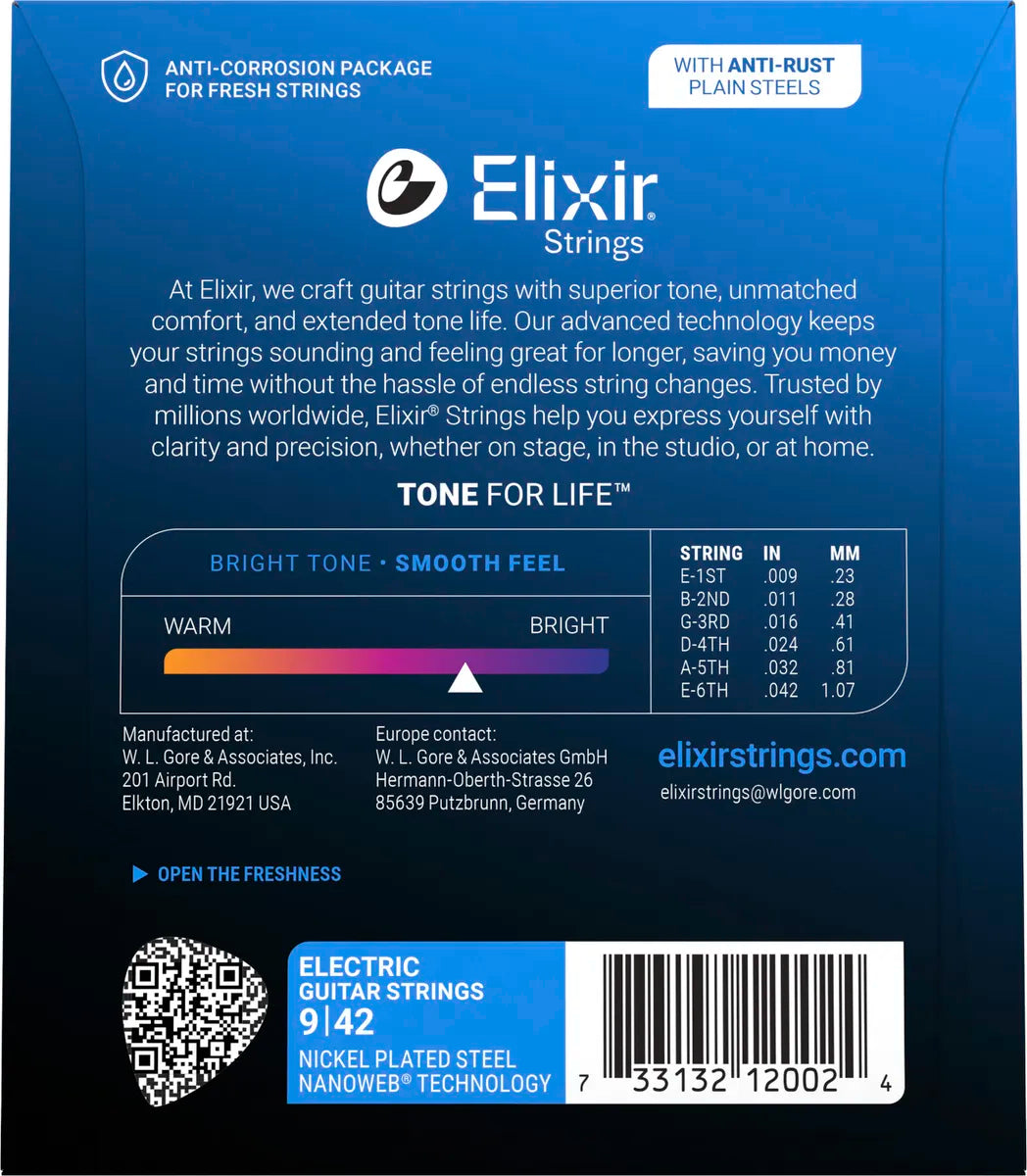 Elixir Nanoweb Super Light 09-42