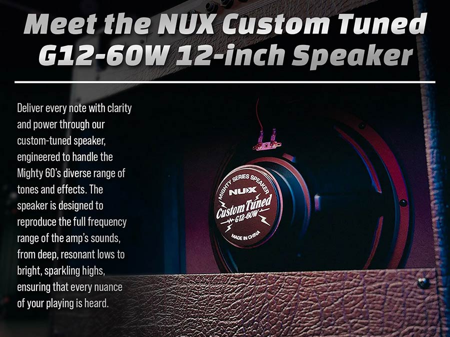 NUX Mighty Series modeling amplifier 60 watt - 12"