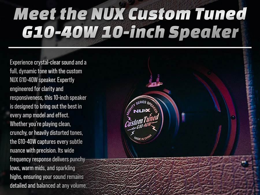 NUX Mighty Series modeling amplifier 40 watt - 10"