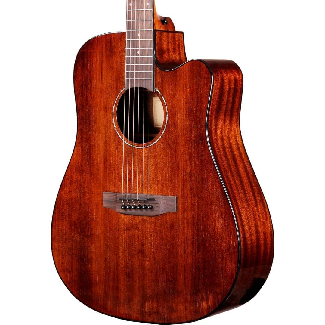 Tyma D-3CE RS westerngitarr brun