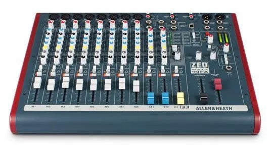 A&H ZED60-14FX 8 Mic/Line Inputs, 2 Stereos, 60mm faders, US