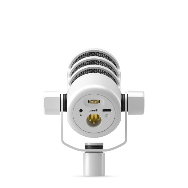 RODE PodMicUSB White USB-C &amp; XLR mik. med DSP