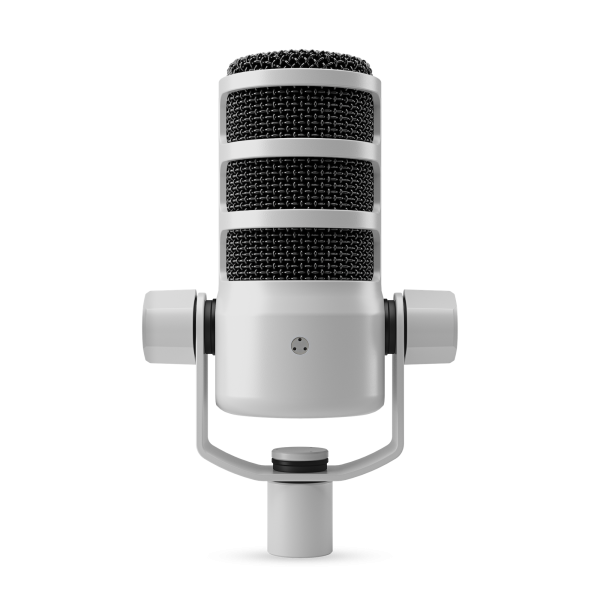 RODE PodMicUSB White USB-C &amp; XLR mik. med DSP