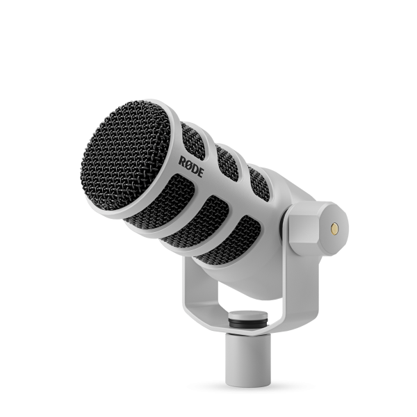 RODE PodMicUSB White USB-C &amp; XLR mik. med DSP